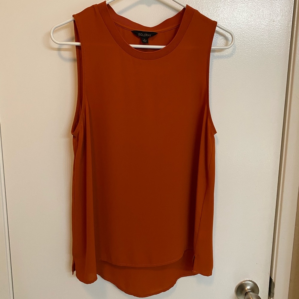 Orange tank top
